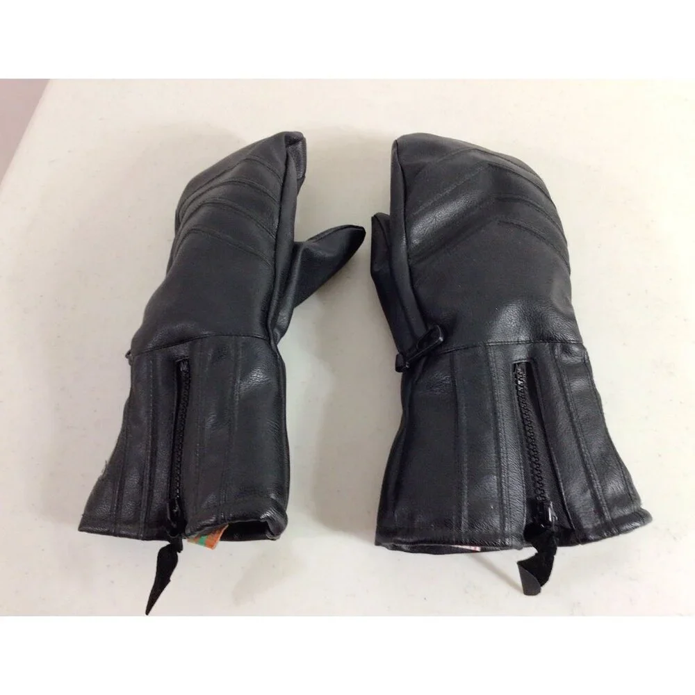 Kombi Leather Mittens Warm Insulated Womens Large
